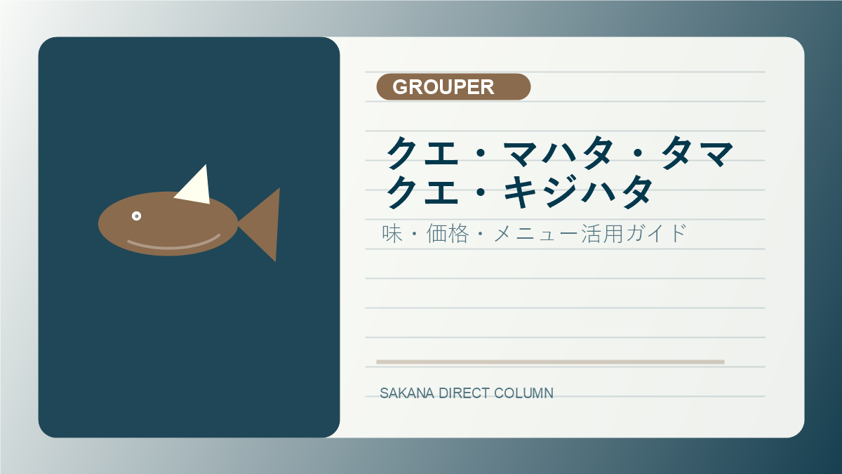SAKANA DIRECT grouper comparison column thumbnail