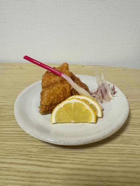 ヒレナマズのフライ